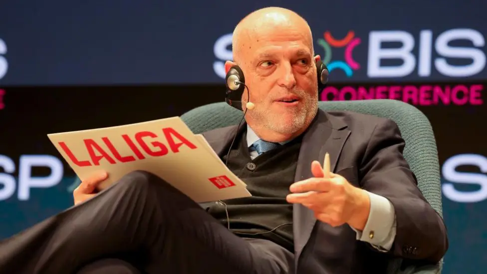 La Liga president Javier Tebas has had several past disputes with Real Madrid