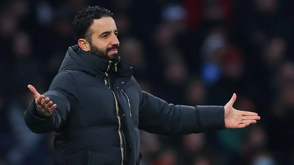 Manchester United have won only four of their 14 Premier League games under Ruben Amorim