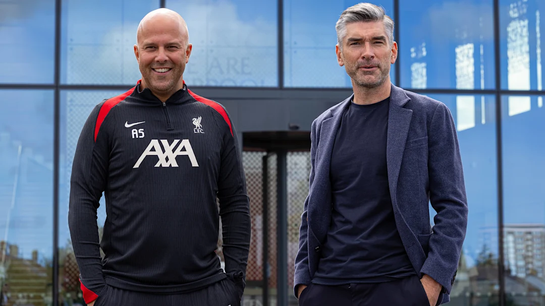 Richard Hughes (right) arrived at Liverpool on the same day as Arne Slot / IMAGO / Propaganda Photo