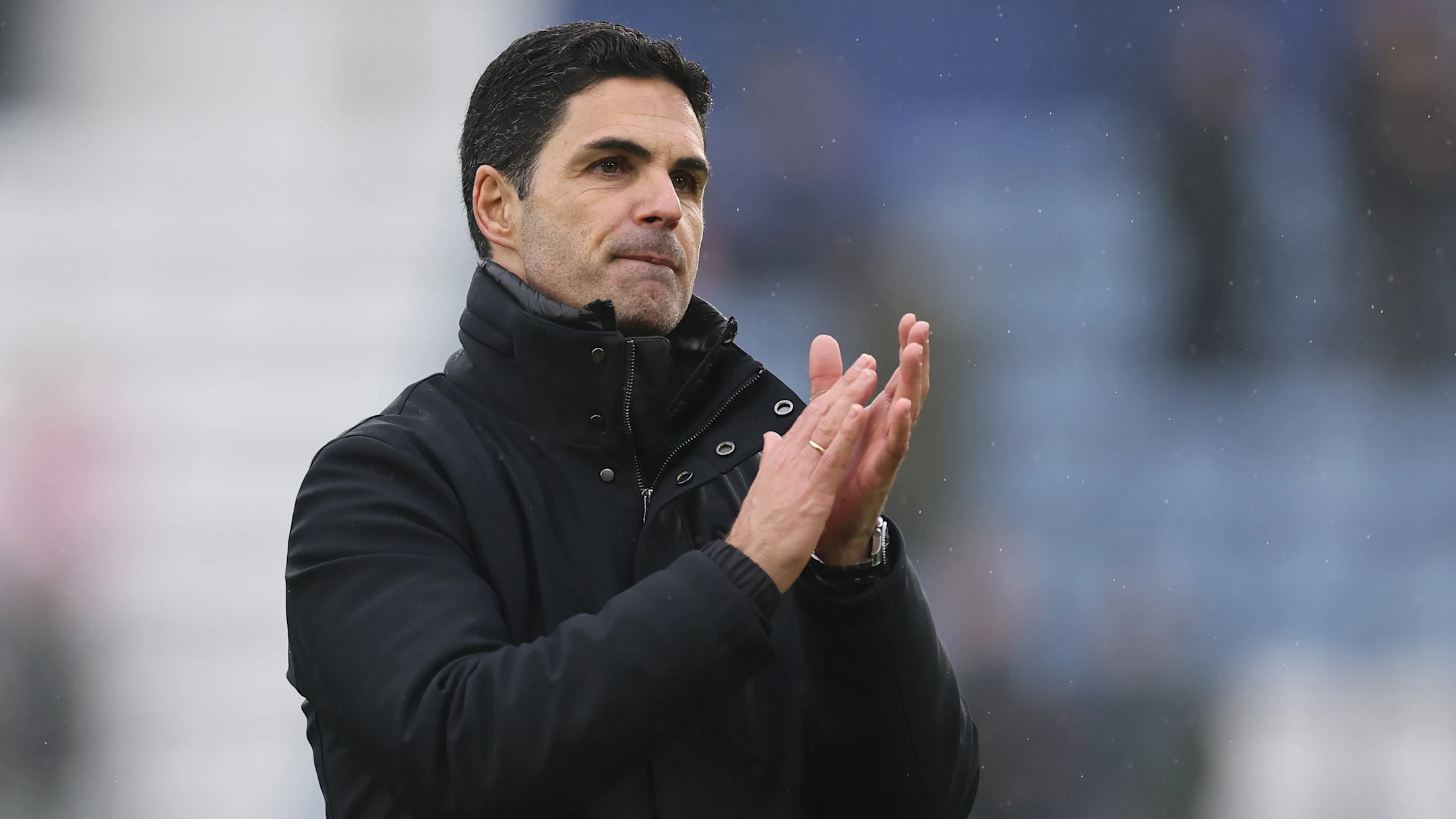 Mikel Arteta's Arsenal were drawn with PSV in the Champions League round of 16 / Catherine Ivill - AMA/GettyImages