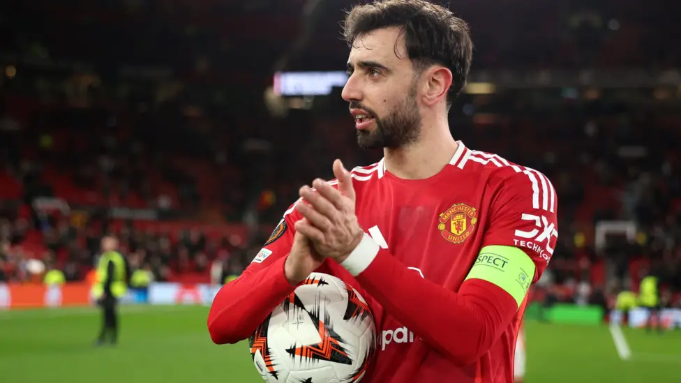 Bruno Fernandes has now scored 15 goals in all competitions for Manchester United this season