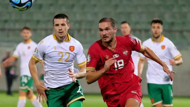 Bulgaria midfielder Marin Petkov (left) opened the scoring for Levski Sofia in a 1-1 draw