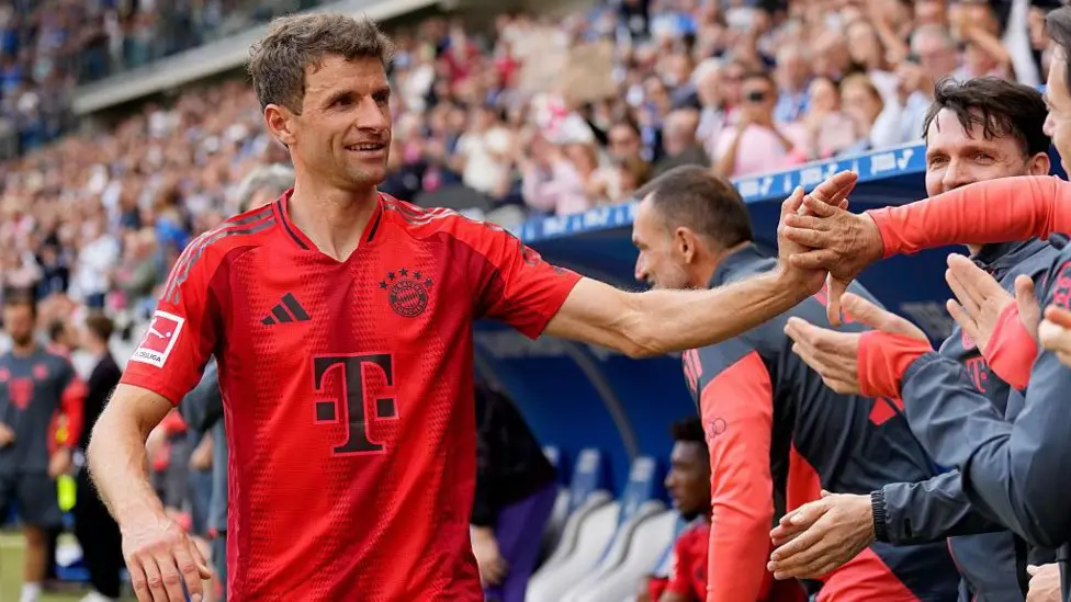 Muller is Bayern Munich's third highest scorer of all time