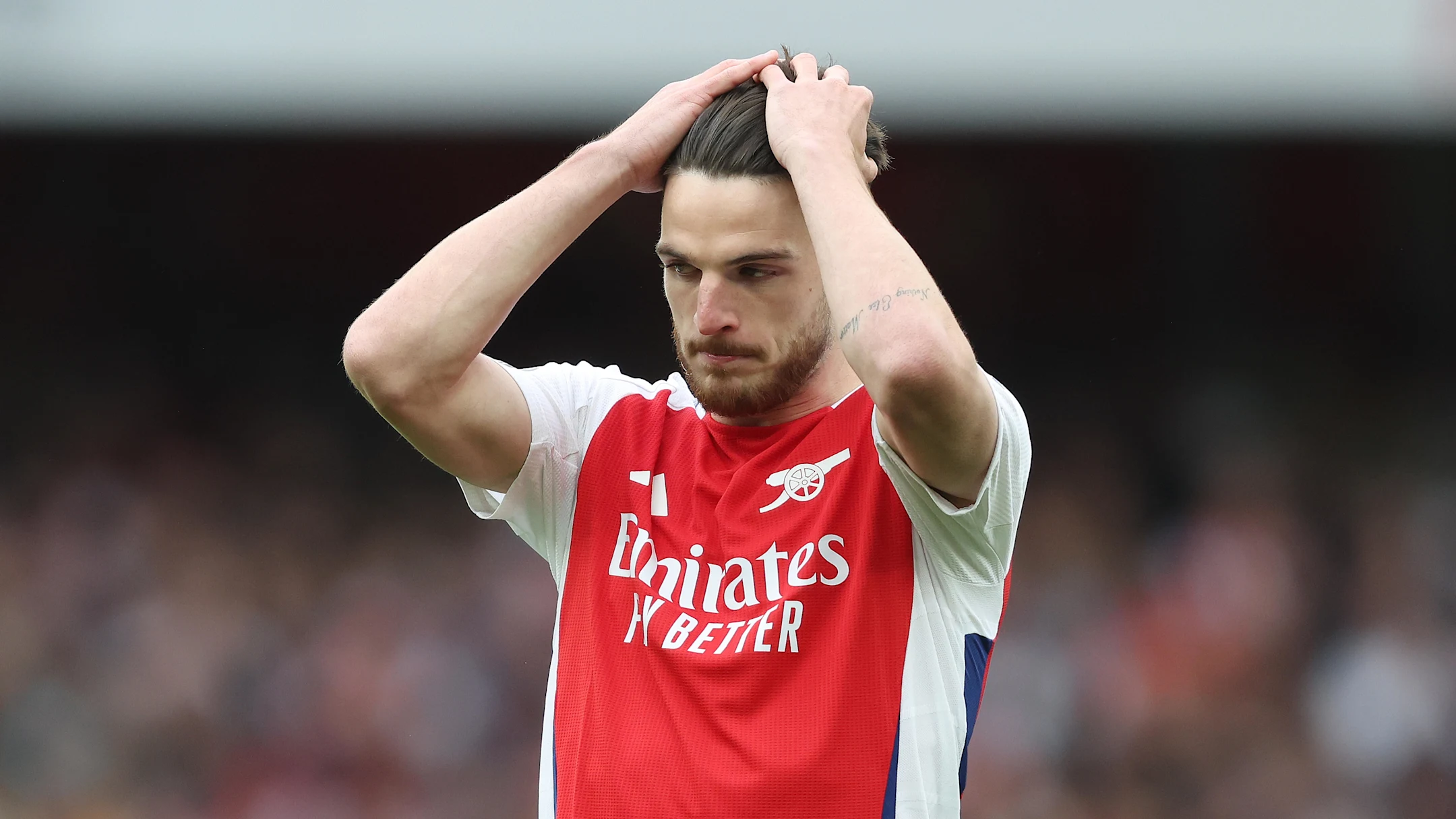 Declan Rice gave Arsenal a lead which they couldn't keep / Crystal Pix/MB Media/GettyImages