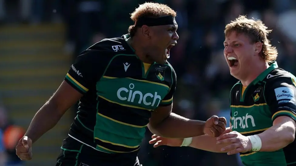 Northampton remain eighth in the Premiership after the win