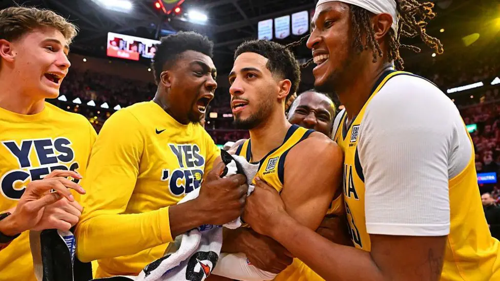 It is the first time since 2005 against Boston that the Pacers have won three road games in a play-off series