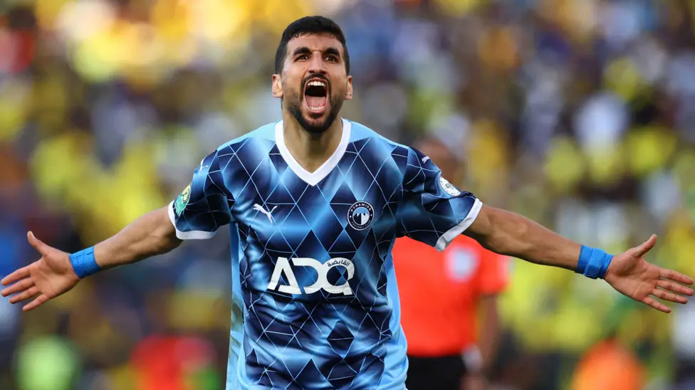 Walid El Karti struck for Pyramids in the 94th minute to leave the African Champions League final finely poised heading into the second leg in Cairo