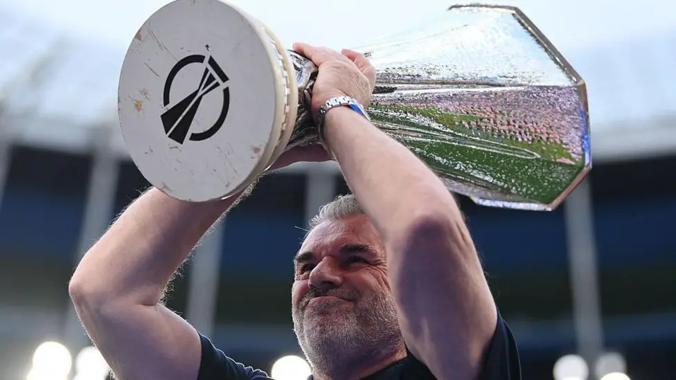Ange Postecoglou was Tottenham boss for exactly two years