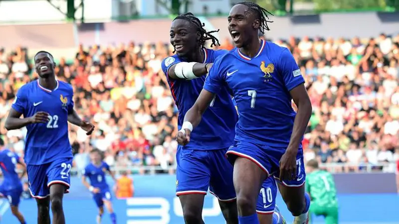 France were six minutes away from elimination before stunning Denmark with two late goals