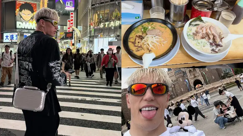 Alejandro Garnacho has returned to Asia on holiday despite controversial clashes with fans on the Manchester United post-season tour.
