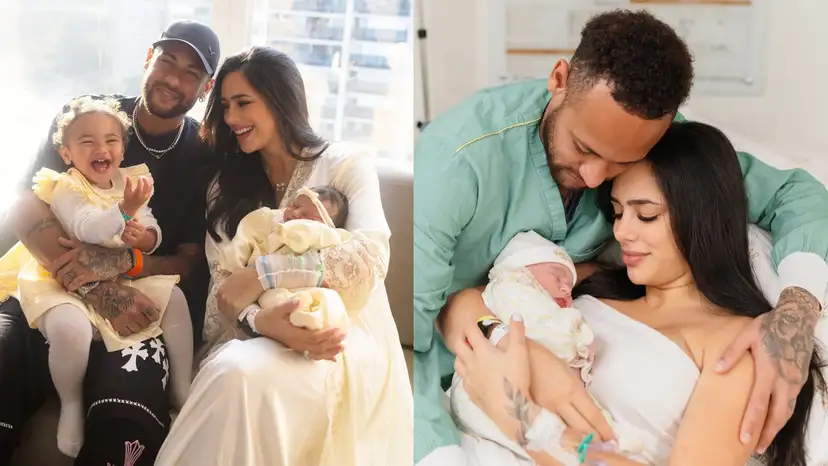 Neymar and his wife Bruna Biancardi have celebrated the birth of their second daughter, with baby Mel being welcomed into the world.