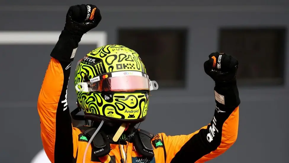 Norris scored McLaren's 200th victory