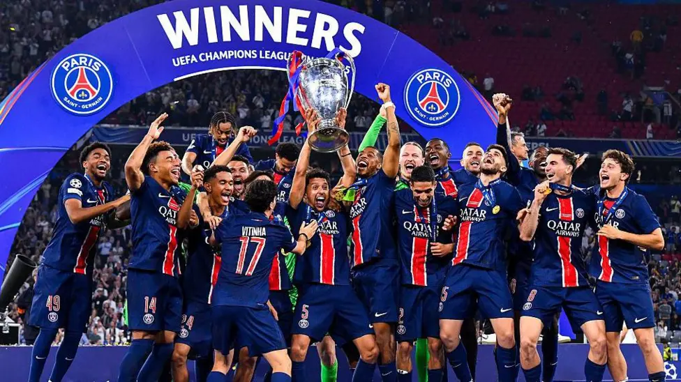 Paris St-Germain won the Champions League for the first time in their history this year