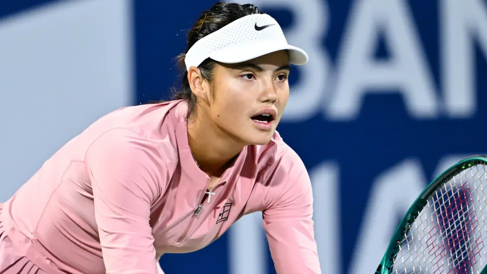 Emma Raducanu previously beat Amanda Anisimova at this year's Australian Open and Miami Open