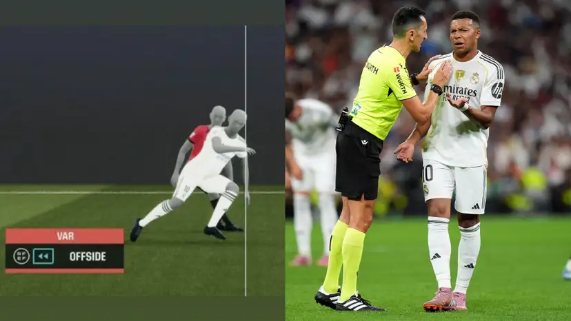 Kylian Mbappe was denied two goals in Real Madrid's tightly-contested 2-0 win
