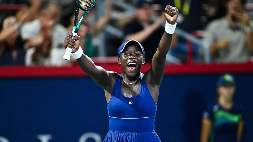 Victoria Mboko has risen 280 places in the rankings this year