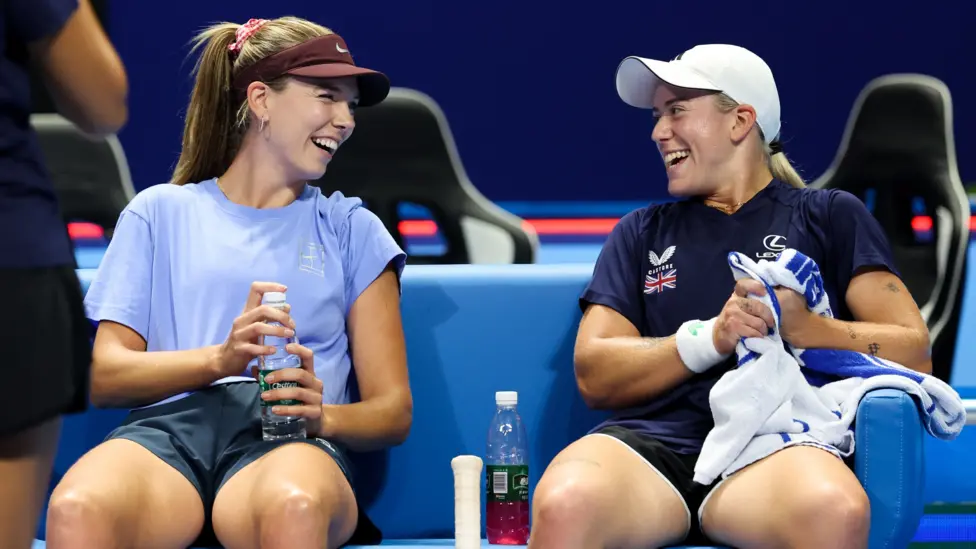 Katie Boulter (left) and Sonay Kartal helped Great Britain reach the Billie Jean King Cup Finals