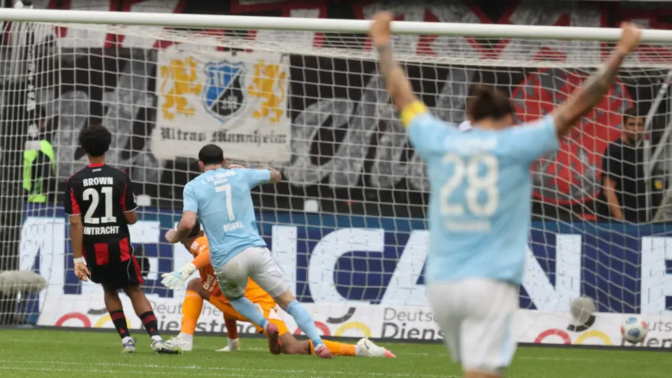 Oliver Burke was the match winner for Union Berlin