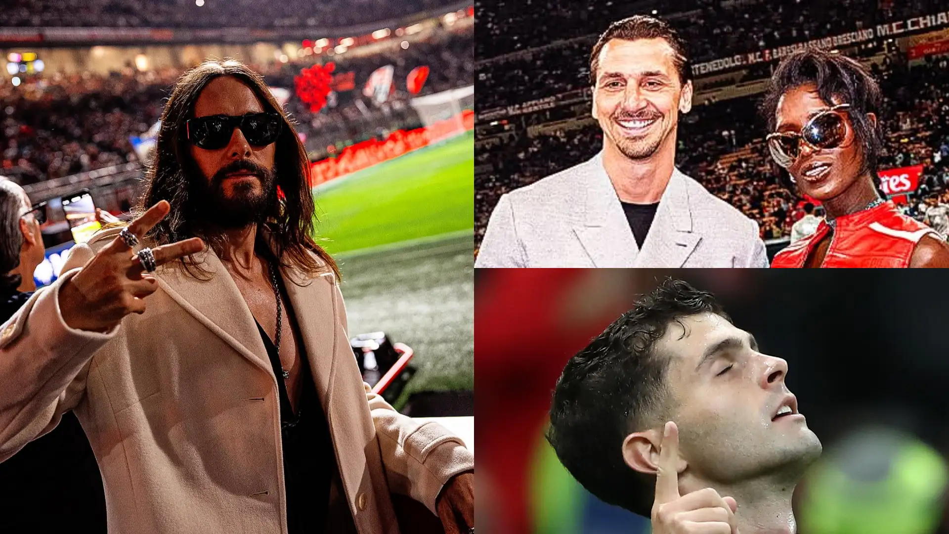 AC Milan took to social media to share a picture of actors Jared Leto and Jodie Turner posing with Zlatan Ibrahimovic. The Hollywood duo attended Milan’s game against Napoli as part of the promotion for their upcoming movie. It was a star-studded night that ended in delight for the Rossoneri, who claimed all three points against Napoli and moved to the top of the table.
