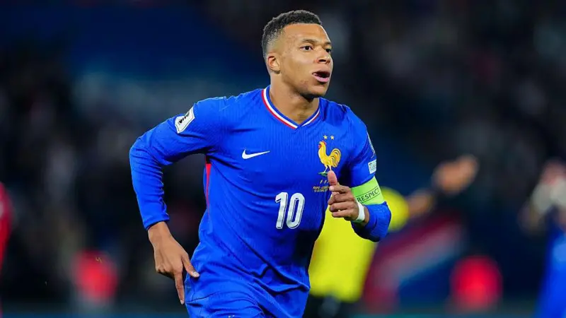 Kylian Mbappe is second on France's record top scorers list