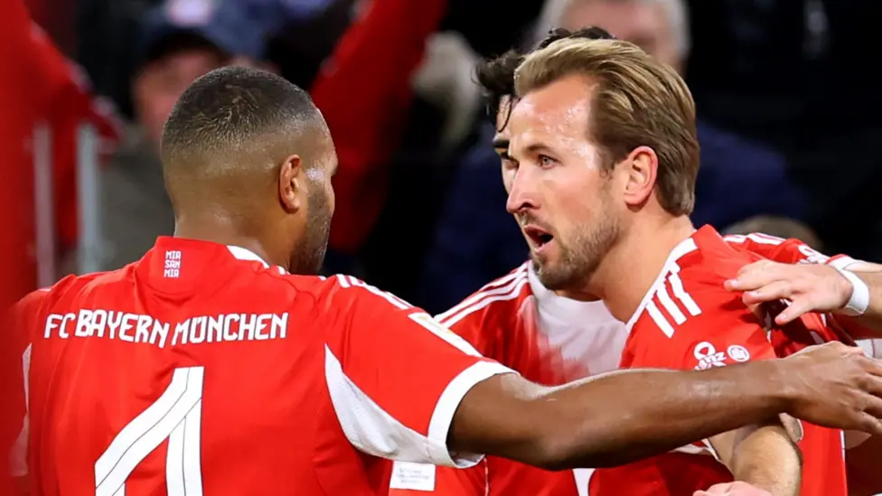 Harry Kane has 12 Bundesliga goals from seven matches this season