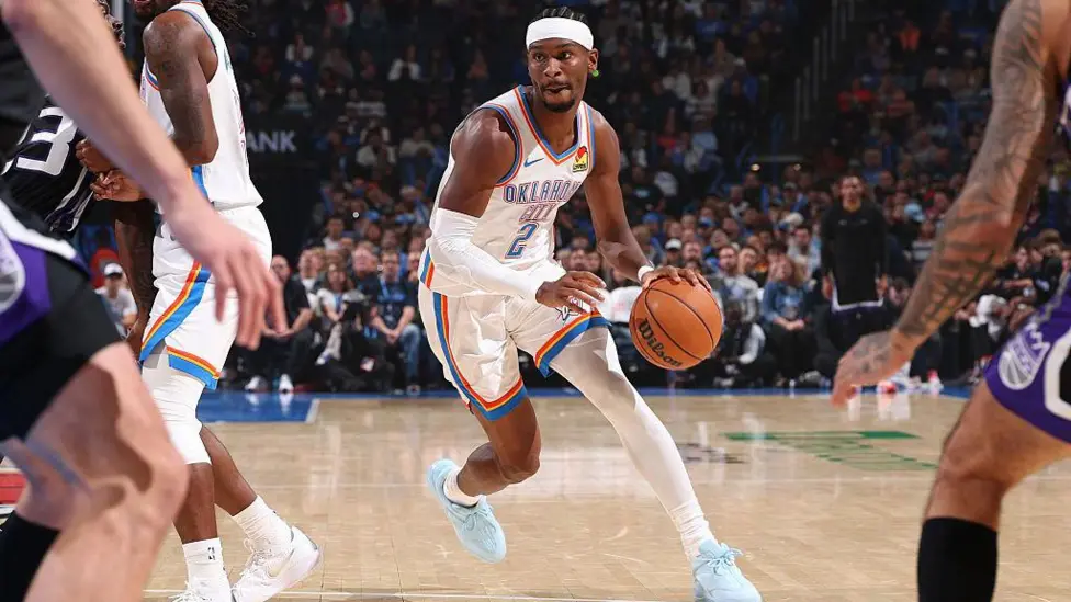 Shai Gilgeous-Alexander joined the Oklahoma City Thunder from the Los Angeles Clippers in 2019