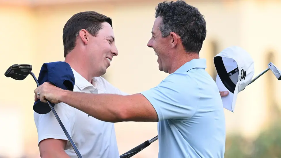 Ryder Cup team-mates Fitzpatrick and McIlroy both ended up winning on Sunday in Dubai