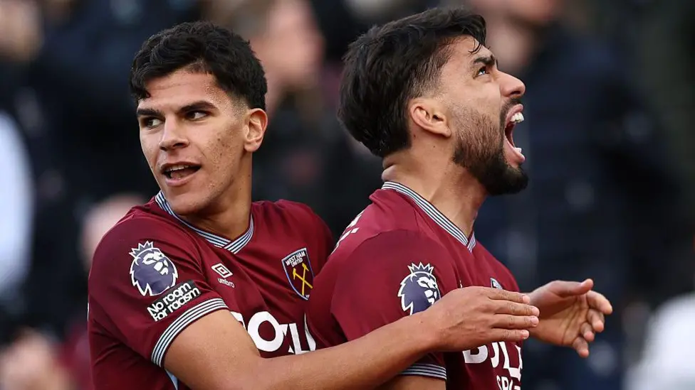 Five of Lucas Paqueta's 15 Premier League goals for West Ham have been from outside of the penalty area