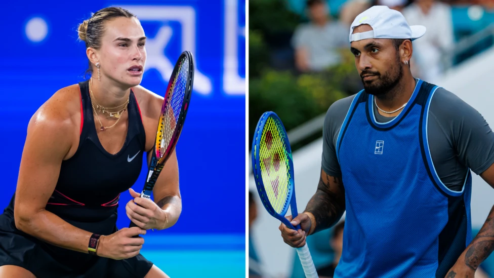 Aryna Sabalenka and Nick Kyrgios will meet at the 17,000-capacity Coca-Cola Arena in Dubai