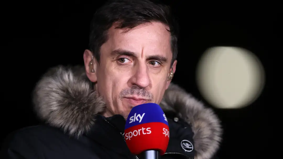 Manchester United legend and pundit Gary Neville named the 'only team' that can challenge favourites Arsenal