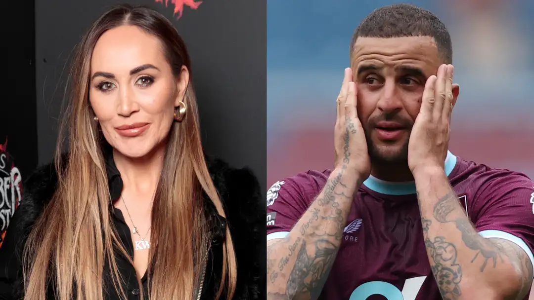 Kyle Walker and Lauryn Goodman were unexpectedly in the same place on a rare public night out