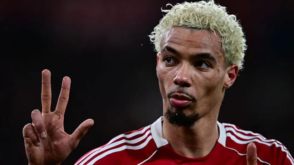 Hugo Ekitike scored twice against Newcastle last week