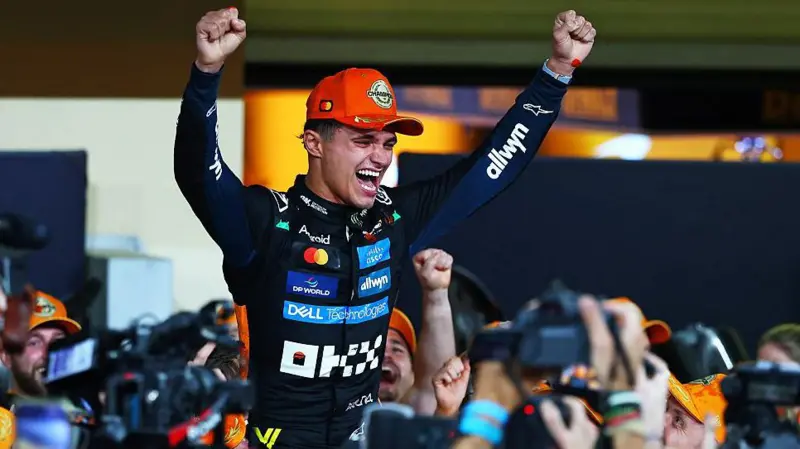 Lando Norris won the 2025 title by two points from Max Verstappen