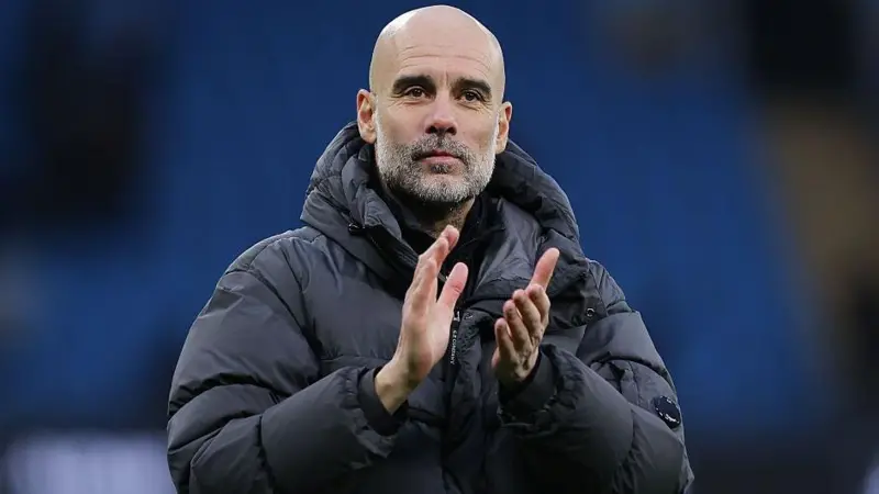 Pep Guardiola has been in charge of Manchester City for a decade
