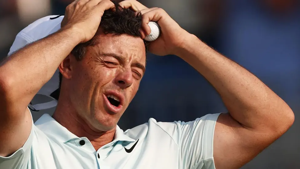 McIlroy's reaction to his capitulation at the US Open was one of the enduring images of 2024