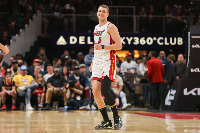 Miami Heat forward Nikola Jovic suffered a hand fracture in their game against the Milwaukee bucks on Sunday. Jovic's injury will be re-evaluated in four weeks.