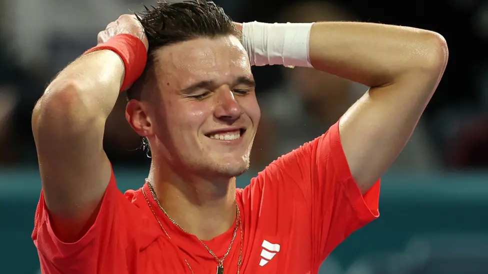 Jakub Mensik was competing in his second ATP Tour final