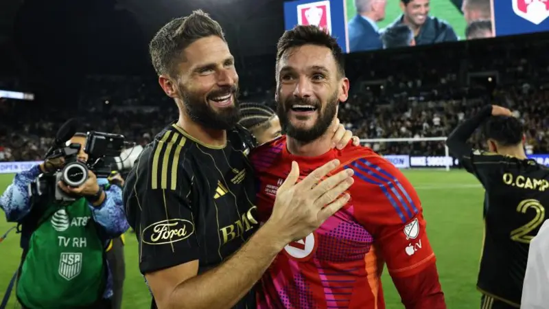 Olivier Giroud and Hugo Lloris play for LAFC