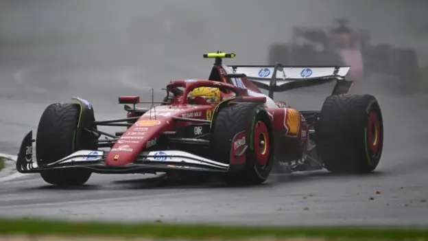 It was the first wet Australian Grand Prix since 2010