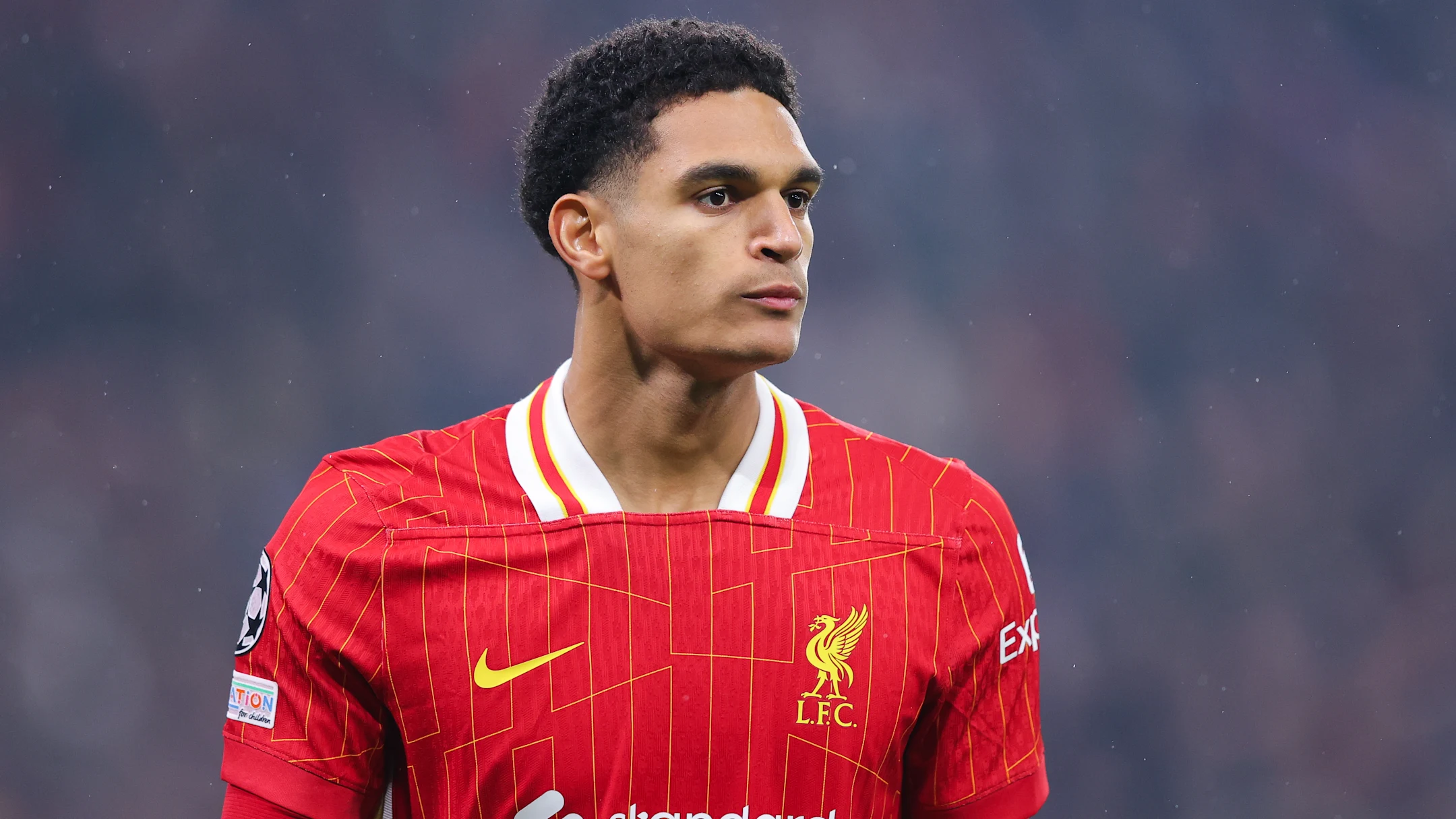 Jarell Quansah has been heavily linked with a move away from Liverpool next summer / James Gill - Danehouse/GettyImages