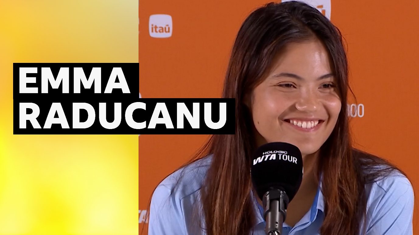 Raducanu on feeling competitive and happy off court