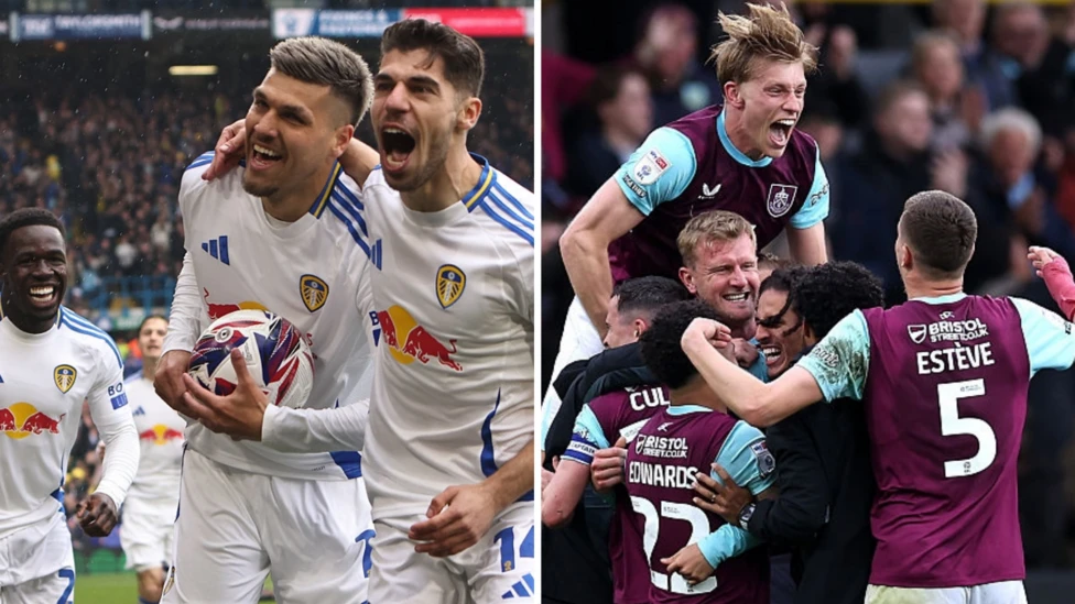 Leeds and Burnley sealed promotion on Easter Monday