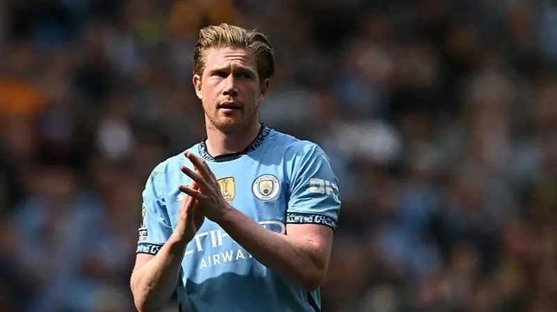 Kevin de Bruyne has won 16 trophies during his 10 years at Manchester City
