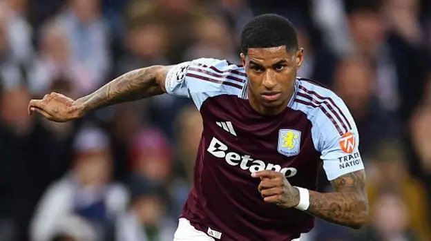 Rashford has made 15 appearances in all competitions for Aston Villa, scoring three goals and registering five assists