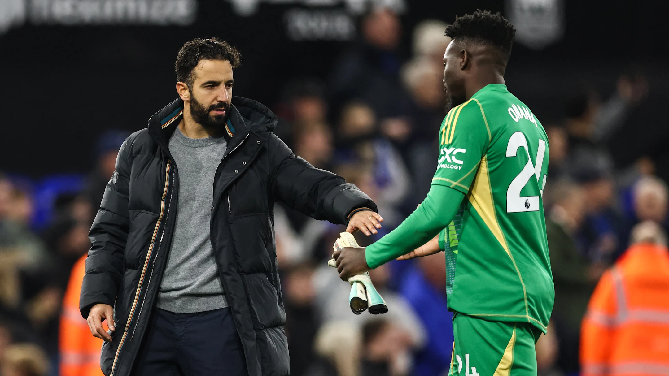 Onana is under pressure / DARREN STAPLES/GettyImages
