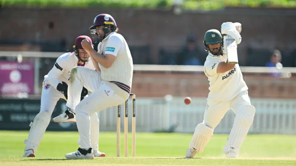 Brett D'Oliveira's defiant century was his 13th in first-class cricket