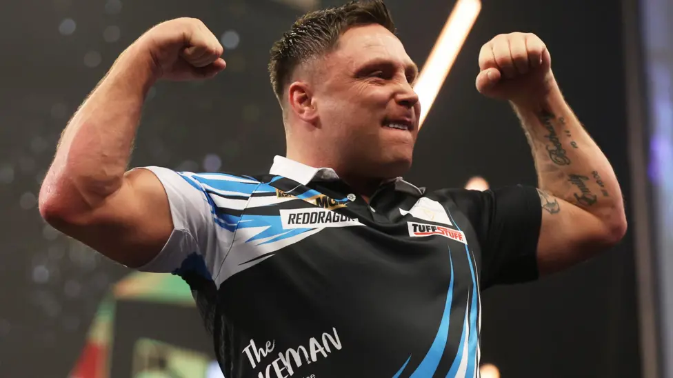 Gerwyn Price was the first Welshman to become PDC world champion in 2021