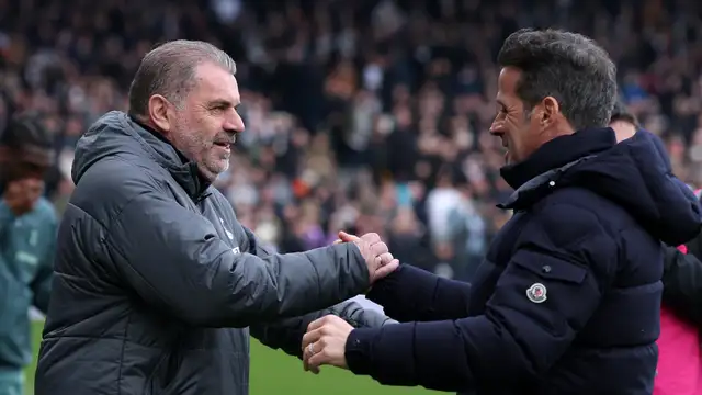 Marco Silva insists his "head is at Fulham" amid links with Tottenham, as doubts continue to linger over Ange Postecoglou's future.