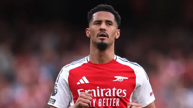 Arsenal star William Saliba has responded to praise labelling him the best centre-back in the world.