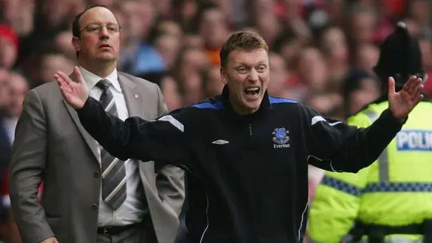 David Moyes took charge of 12 games at Anfield in his first spell as Everton boss, winning none, drawing seven and losing five